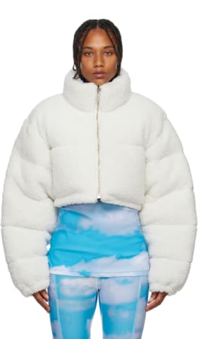 Brown Five-Pocket Leather Shorts