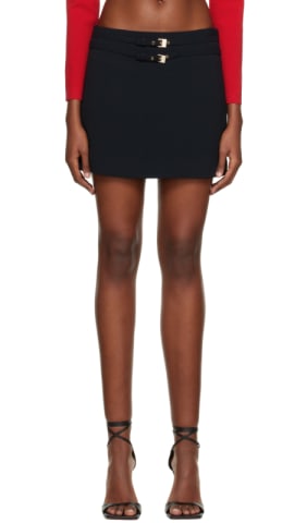 Khaki Cargo Miniskirt