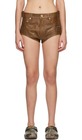 Brown Double-Breasted Coat