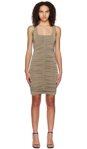 Red 4G Guipure Dress