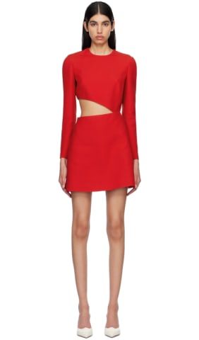 Black Jacquard Miniskirt