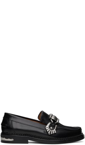 Black Leather Loafers