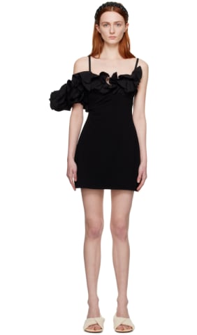 Black Le Papier 'La Robe Saudade' Minidress