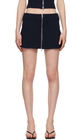 Black 'The Mael' Miniskirt