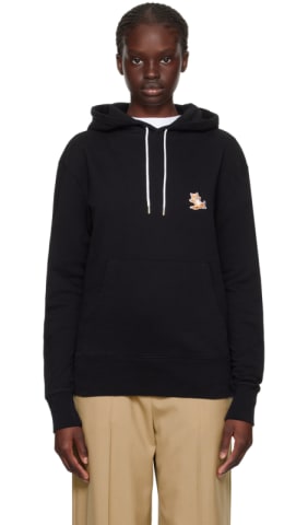 Black 'Café Kitsuné' Hoodie