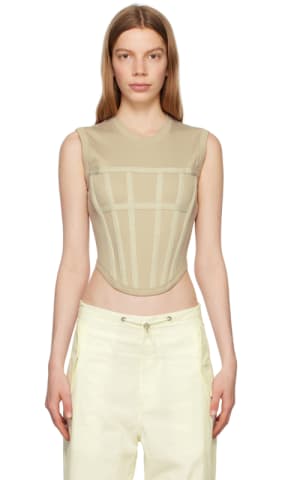Black Float Tank Top