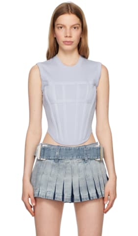 Black Float Tank Top
