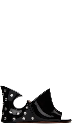 Black Spike Mules