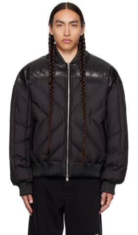 Black Ville Bomber Jacket