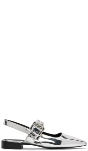 Blue Astra Slingback Ballerina Flats