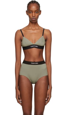 Brown Modal Signature Bralette