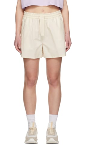 White Oversized Shorts