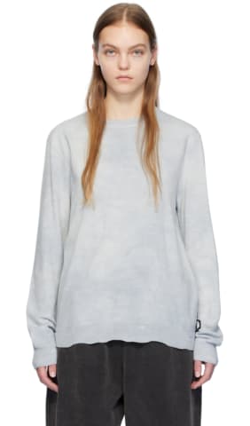 Gray Garment-Dyed Hoodie