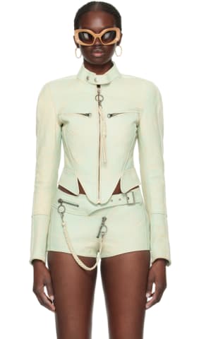 Black Nihil Moto Leather Jacket