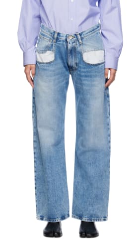 Blue Distressed Jeans