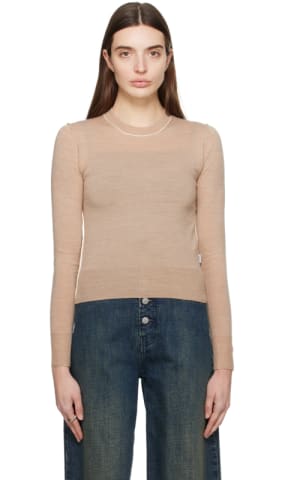 Black Paneled Sweater