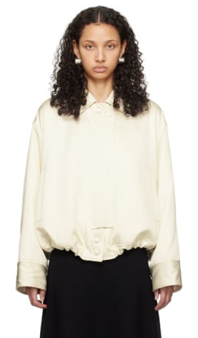 Off-White Zip-Up Jacket