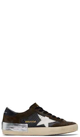 Black & White Ball Star Sneakers