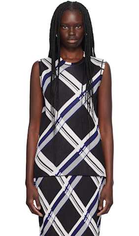 Brown EKD Check Bodysuit