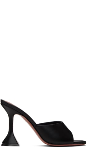 Brown Lupita Slipper Heeled Sandals