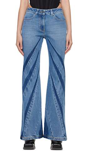 Black Striped Jeans