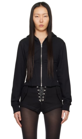 Black Corset Denim Jacket