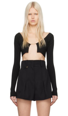 Black Les Classiques 'La maille Pralù' Cardigan