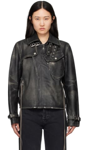 Brown Juku Leather Jacket