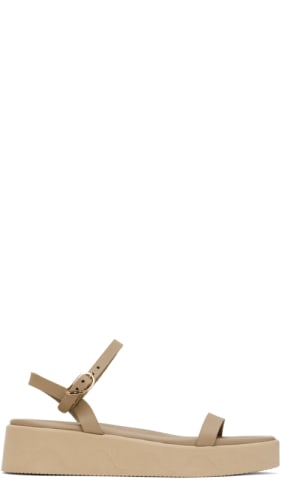 Black Grace Kelly Wave Sandals