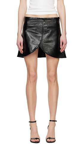Black Ellipse Miniskirt