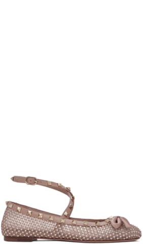 Black Toile Iconographe Ballerina Flats