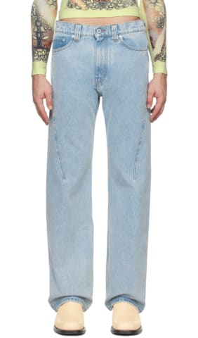 Blue Asymmetric Jeans