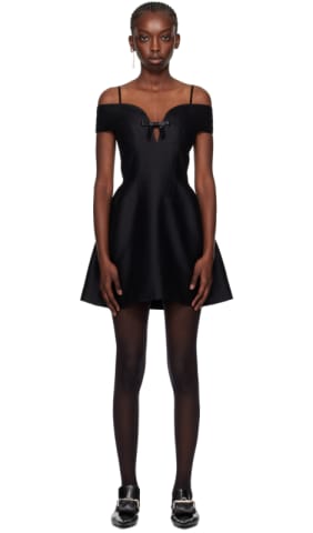 Black Slim Minidress