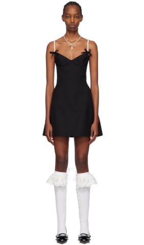 Black Slim Minidress