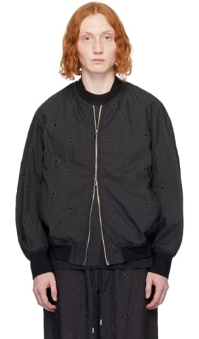 Black Ville Bomber Jacket