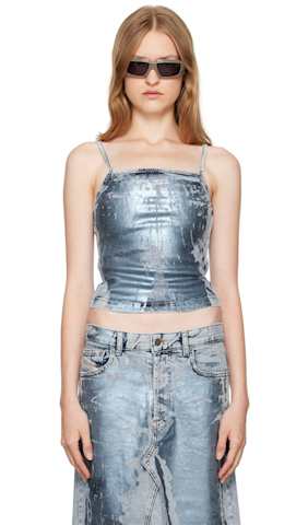 Blue T-Ele-Long-Q1 T-shirt