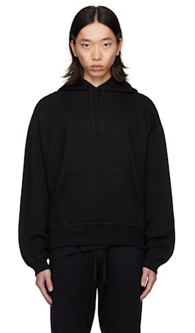 Black Midweight Terry Standard Crewneck Sweatshirt