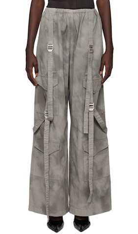 Beige Super Baggy Trousers