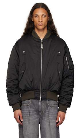 Black Stolen Bomber Jacket