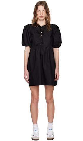 White Tie String Minidress