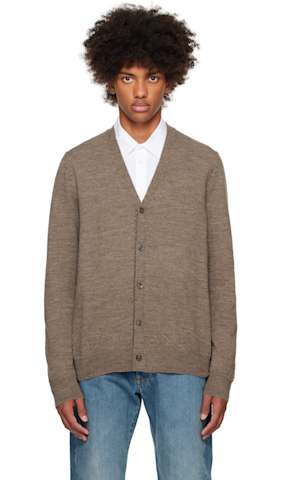 Gray Distressed Cardigan