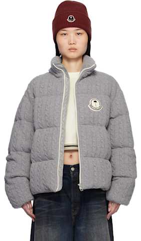 Gray Oversized Key Crest T-shirt