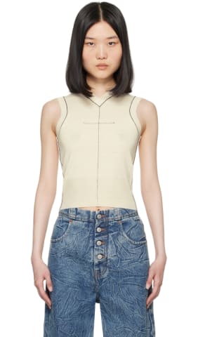 Black Turtleneck Tank Top