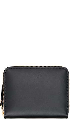 Black Classic Leather Line Wallet