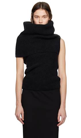 Black Porterville Cowl Scarf