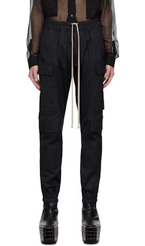 Black Hollywood Mastadon Cargo Pants