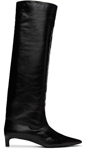 Beige Calfskin Boots