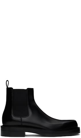 Silver Ankle Chelsea Boots