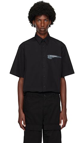 Black Zipped 4G Shirt