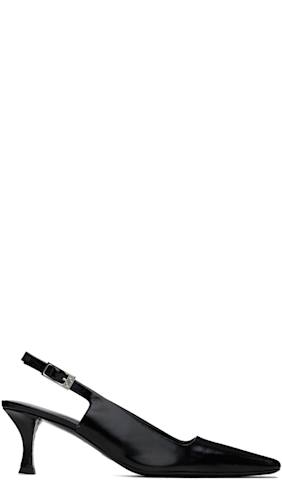Black Ashley Embellished 65 Mules